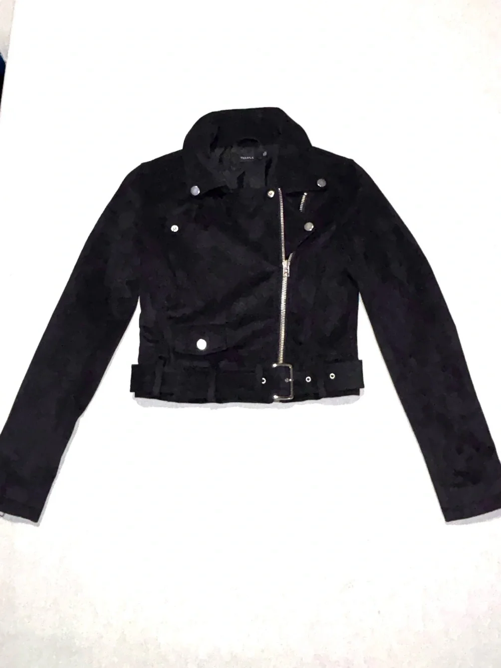 Talula Black Suede Moto Jacket for Aritzia